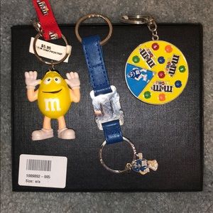 M&M Collectible key chains